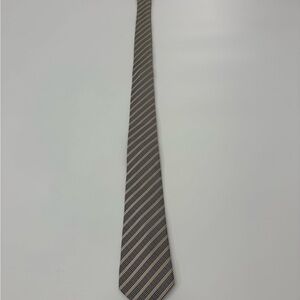Elegant Striped Black and Good Men's Tie